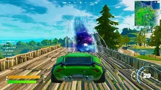 What Happens if You Enter The Second Marvel ZERO POINT Portal By Car in Fortnite ! Fortnite Season 5