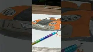 Mazda Rx7 "Tokyo Drift" рисунок