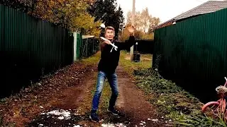 Самооборона с нунчаку. Нунчаку не крутят, ей бьют.