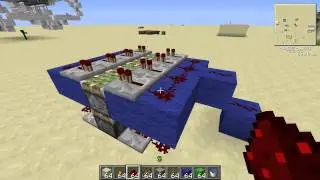 Minecraft механизмы - [сдвиг блока на 2 вверх]