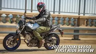 2017 Suzuki SV650A First Ride
