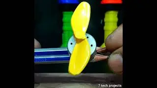 new idea😀non stop dc motor fan / free energy from potato / science experiment dc motor  project
