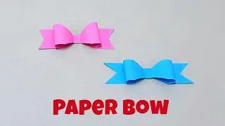Simple Paper Bow, Cute Paper bow for decorations, gifts