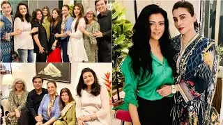 Bushra ansari hosted a dinner party | #bushraansari #urwahocane #ayeshaomer