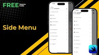 Side Menu In SwiftUI - FREE Source Code!