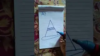 A=cap 🎩✨#drawing #art #artwork #viral #shorts #like #comment #subscribe ❤