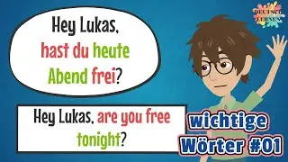 Deutsch für Anfänger A1 | wichtige wörter in der deutschen Sprache