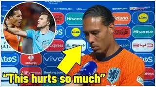 Van Dijk Reveals Shocking Post-Match Action by Referee | England vs Netherlands Euro 2024 Semifina