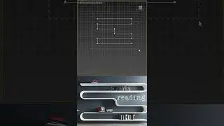 easiest interior modern bookshelf with spline | modeling techniques for 3ds max, blender, cinema 4d!