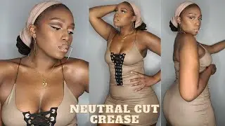 Neutral Cut Crease| New Summer 2021 Makeup Routine | Life Update