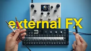 OP-XY works GREAT with FX PEDALS! external audio TUTORIAL