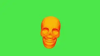 Orange Skull Transition Effect