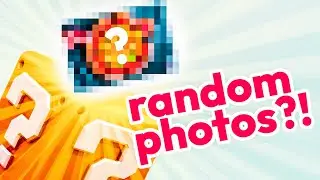 Designing with ONLY random stock photos...
