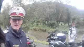 2015 Cannonball Bike Run Highlight - Austrian Police