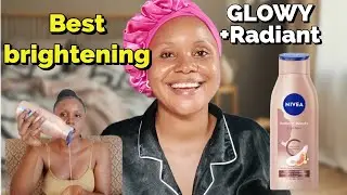 Best Brightening Body Lotion/NIVEA RADIANT and BEAUTY honest review