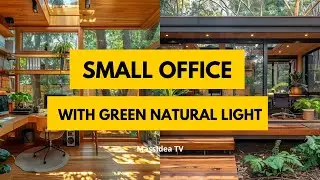 30+ Small Home Office Designs with Natural Light & Greenery