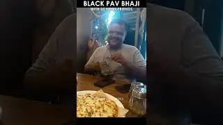 Black Pav Bhaji with school friends | #minivlog #shorts