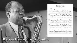 Body and Soul - Coleman Hawkins (Transcription)