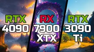 RTX 4090 vs RX 7900 XTX vs RTX 3090 Ti - Test in 12 Games