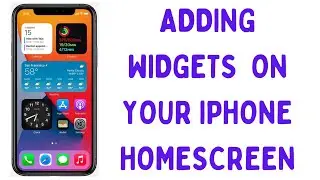 How to Add Widgets to iPhone Homescreen