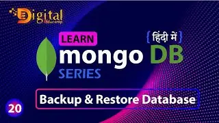 20- How to Backup and Restore Database in MongoDB | MongoDB Tutorial in Hindi