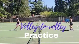 Volley-to-volley tennis practice [USTA 2.5 players]