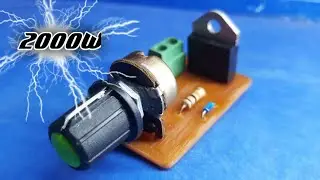 simple electronic circuit || voltage regulator circuit 2000w