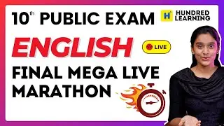 10th English Final Mega Marathon Public Exam 2024  