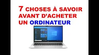 7 choses à savoir avant d'acheter un ordinateur en 2023