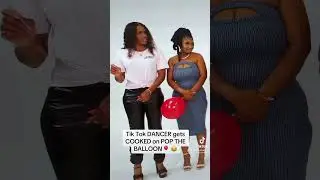 Tik Tok Dancer went on POP THE BALLOON and got COOKED 😂😂 #poptheballoon #comedy #love #dating