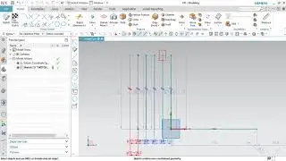 NX 2019 | Sketch Komutları - Derived Lines (Türetilmiş Çizgi)