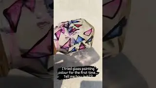 how is this? glass painting #explore #shortsart #shorts