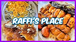 EATING AT RAFFI'S PLACE IN GLENDALE! 🍴 DELICIOUS MIDDLE EASTERN FOOD - VLOGTOBER 2024: DAY 23
