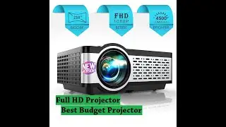 Egate i9 Pro-Max Android 9.0, Projector  Movie & Gaming Demo I Full HD 1080p Native 4500 Lumens