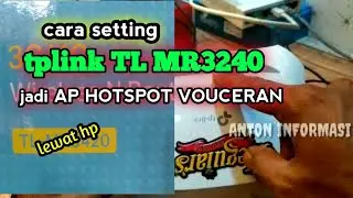 CARA SETTING TPLINK MR3420 JADI AP HOTSPOT VOUCHER AN | CARA SEBARKAN WIFI VOUCHER PAKE MRB3420