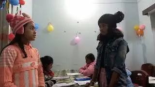 Kid's Class conversation between teacher and students