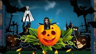 Хэллоуин  Halloween Мистика Приколы Чудеса Супер  поздравление на halloween Музыкальная  открытка