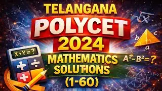 POLYCET 2024 Mathematics Solutions Telangana
