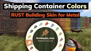 Rust Shipping Container DLC Colors (Metal Building Skin)