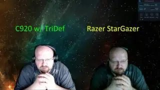 Logitech C920 with TriDef vs Razer StarGazer - Background Removal