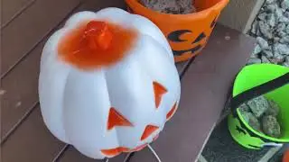Halloween yard display 2021