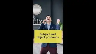 Subject And Object Pronouns | English Lesson | Online English | Study English | English Grammar