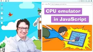 Implement a CPU emulator (a virtual machine) in JavaScript