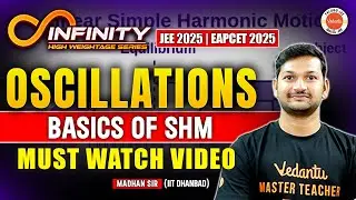 Oscillations - Basics Of SHM | JEE Physics | Class 12 Physics | JEE EAPCET 2025 | Madhan Sir