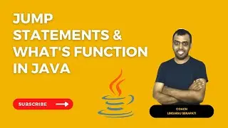 Jump Statements & What's Function #LingarajTechhub
