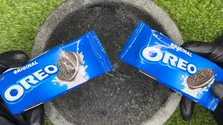 Turning Oreo Into Slushy! Satisfying Crushing ASMR!!