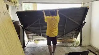 sam and cam garage door removal