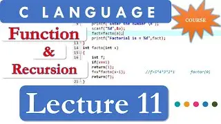 Recursive Function | Circular Definition | Factorial of a number (using recursive function & For)
