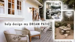 DAY IN THE LIFE *help me design my DREAM PATIO 🌿✨*