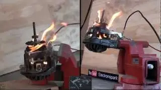 Unstable Hoover Motor in Flames